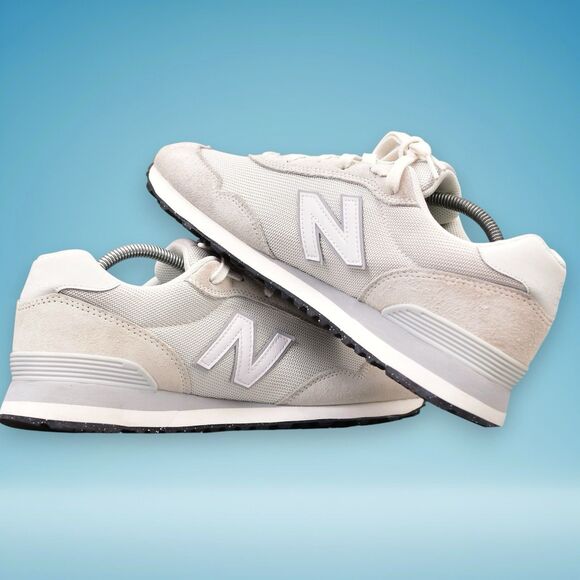 New Balance 515 ML515WHT Men’s 10.5 D White/Gray Sneakers main image 4